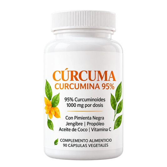 Ingredientes de las cápsulas de cúrcuma Lumeveria.